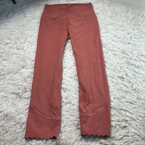 Lululemon Align Scalloped Hem High-Rise Crop 23" Brier Rose